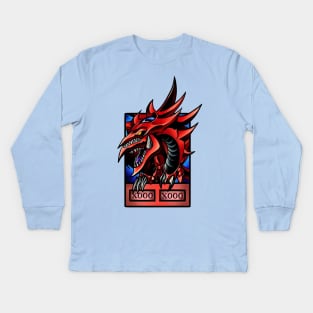 slifer the sky dragon Kids Long Sleeve T-Shirt